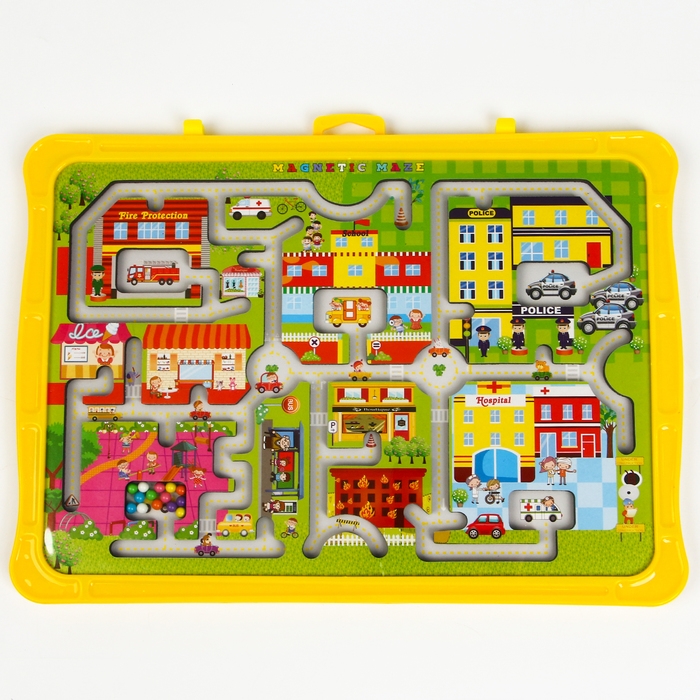 Игровой набор лабиринт «Городок», маркерная доска, 2 × 36 × 27,5 см Игровой набор лабиринт «Городок», маркерная доска, 2 × 36 × 27,5 см