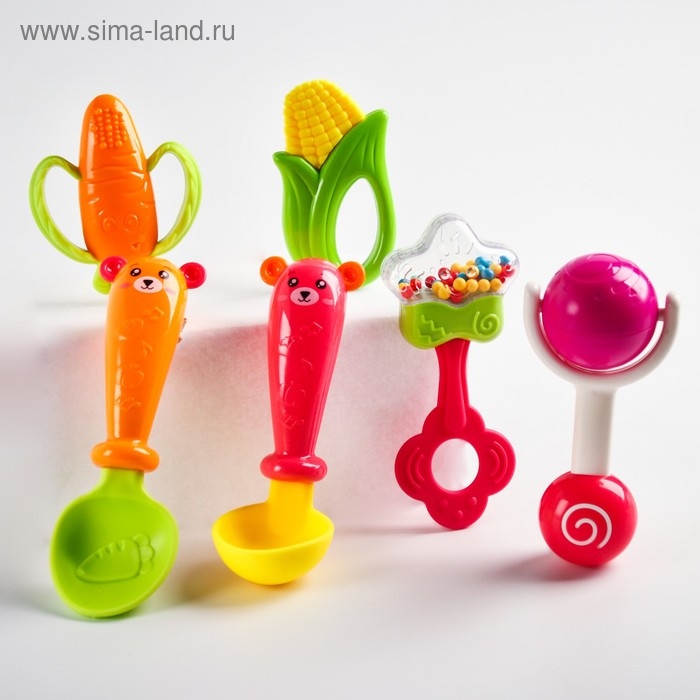 Набор погремушек «Наш малыш», 6 шт., Крошка Я Набор погремушек «Наш малыш», 6 шт., Крошка Я