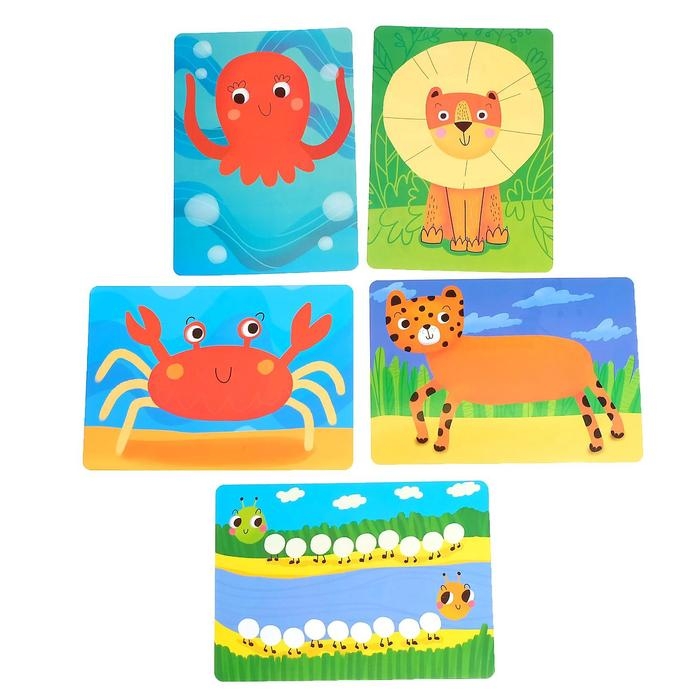 Развивающий набор с пластилином «Закончи картинку» Развивающий набор с пластилином «Закончи картинку»