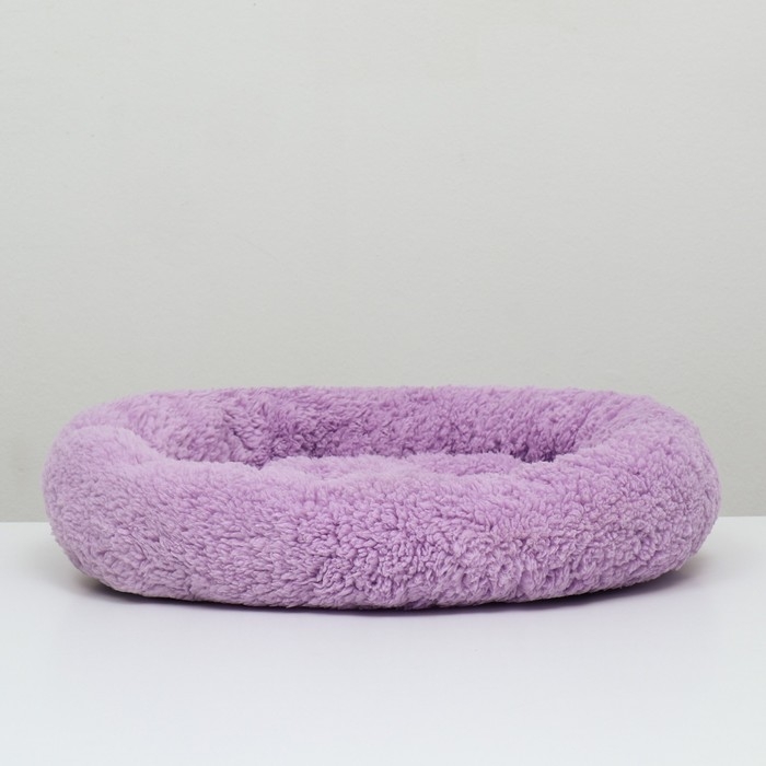 Лежанка для собак и кошек «Уют», мягкий мех, 45 х 35 х 11 см, фиолетовая Лежанка для собак и кошек «Уют», мягкий мех, 45 х 35 х 11 см, фиолетовая