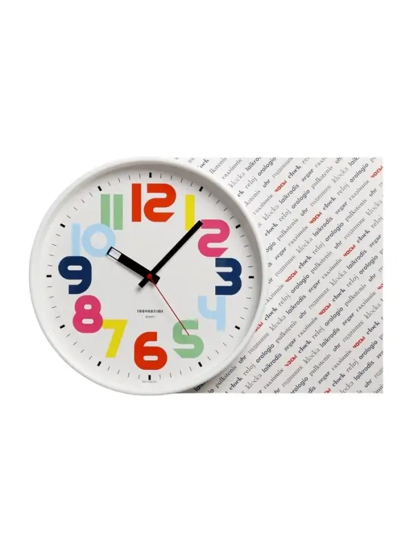 Часы настенные круглые &laquo;Классика&raquo;, белый обод, 30&times;30 см