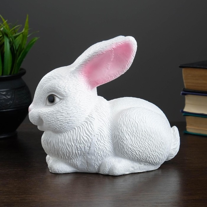 Копилка Копилка "Зайчик" белый, 18х11х15см