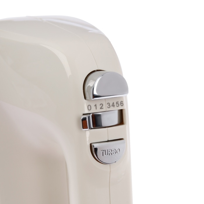 Миксер Leonord LE-1739, ручной, 500 Вт, 6 скоростей, режим  Миксер Leonord LE-1739, ручной, 500 Вт, 6 скоростей, режим "турбо", бежевый