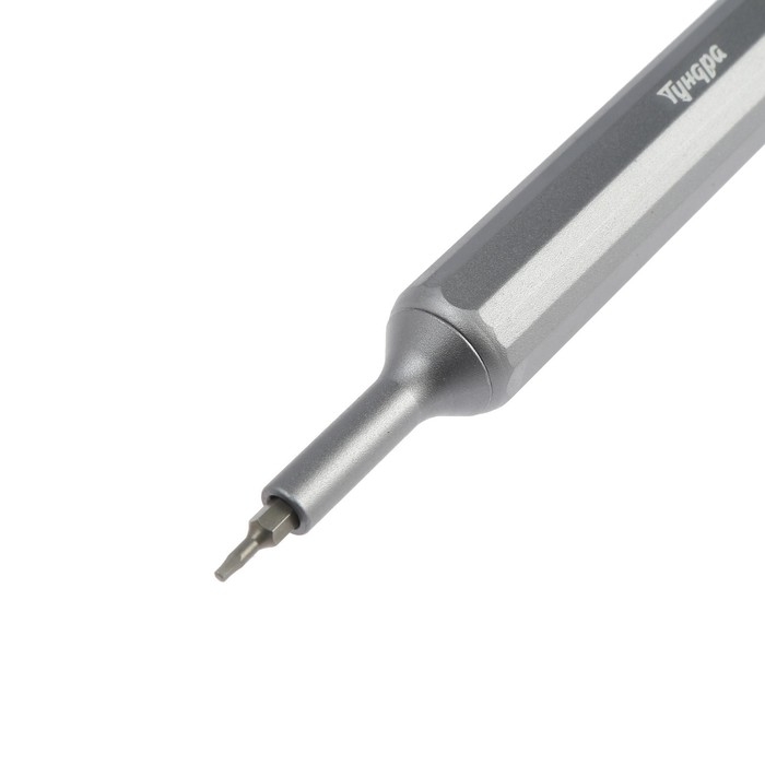 Отвертка с битами для точных работ ТУНДРА, двухсторонние биты 19 шт. 38 в 1 Отвертка с битами для точных работ ТУНДРА, двухсторонние биты 19 шт. 38 в 1