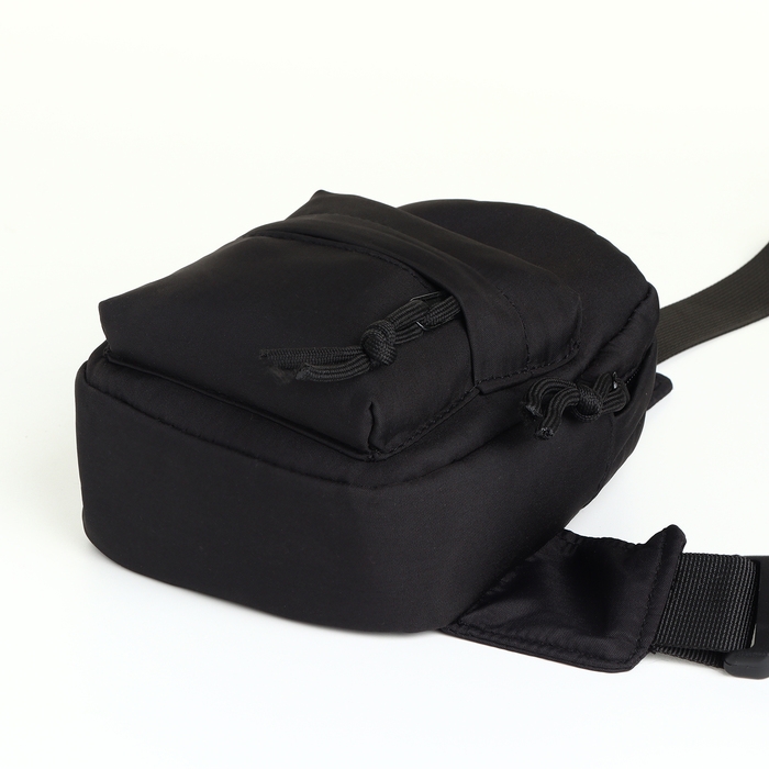 Сумка-слинг из текстиля, цвет чёрный