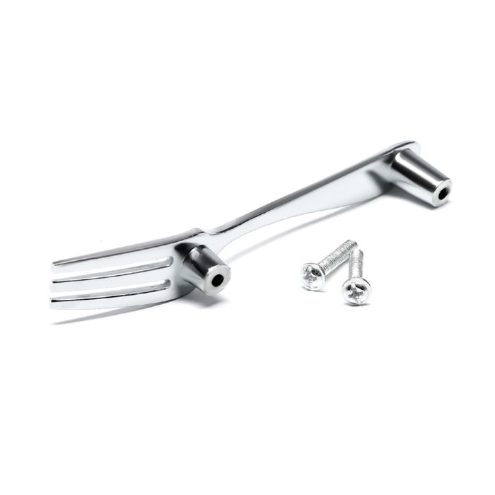 Ручка-скоба Ручка-скоба "Вилка" CAPPIO RSC002, м/о 76 мм, цвет хром