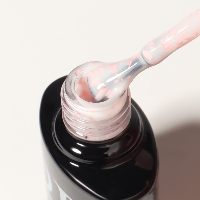 Гель лак для ногтей, «MILK POTAL», 3-х фазный, 8мл, LED/UV, цвет белый/нежно-розовый (06)