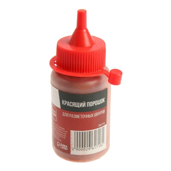 Порошок красящий для малярных шнуров ЛОМ, красный, 50 г Порошок красящий для малярных шнуров ЛОМ, красный, 50 г
