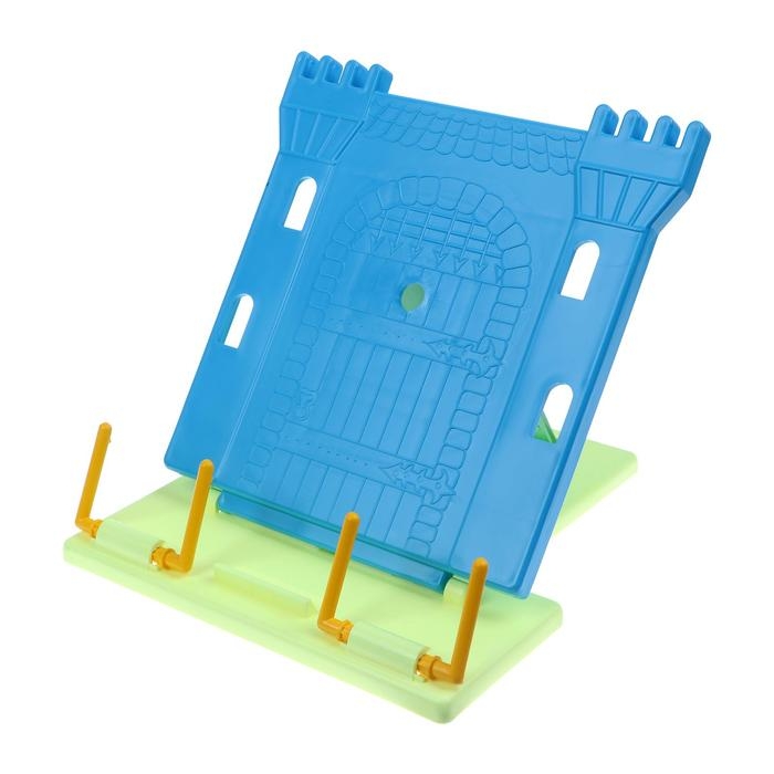 Подставка для книг пластиковая, УНИ Подставка для книг пластиковая, УНИ "Замок", МИКС