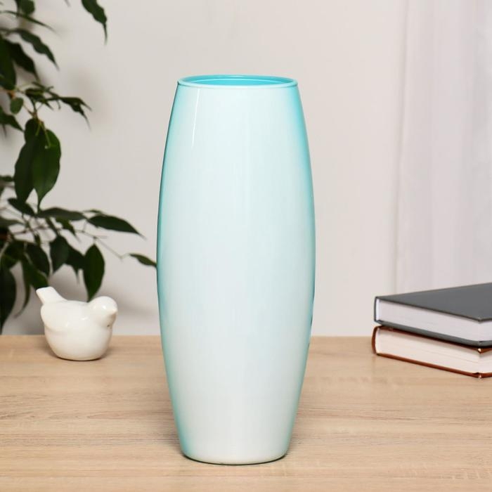 Ваза  Ваза "Абстракция-изумруд" d-7,5см 10х26см