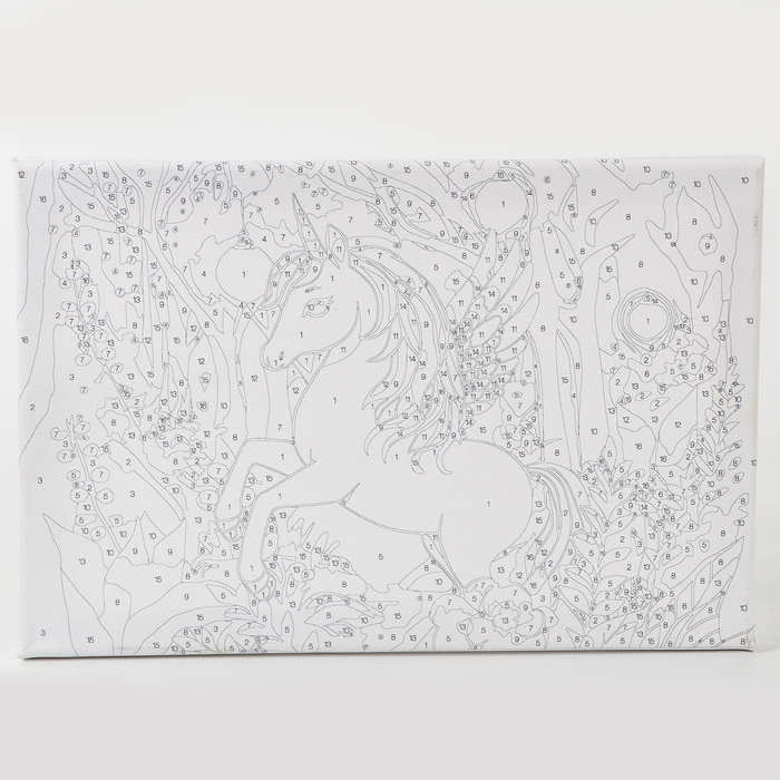 Картина по номерам с подрамником и гирляндой «Волшебный мир», 20 х 30 см Картина по номерам с подрамником и гирляндой «Волшебный мир», 20 х 30 см