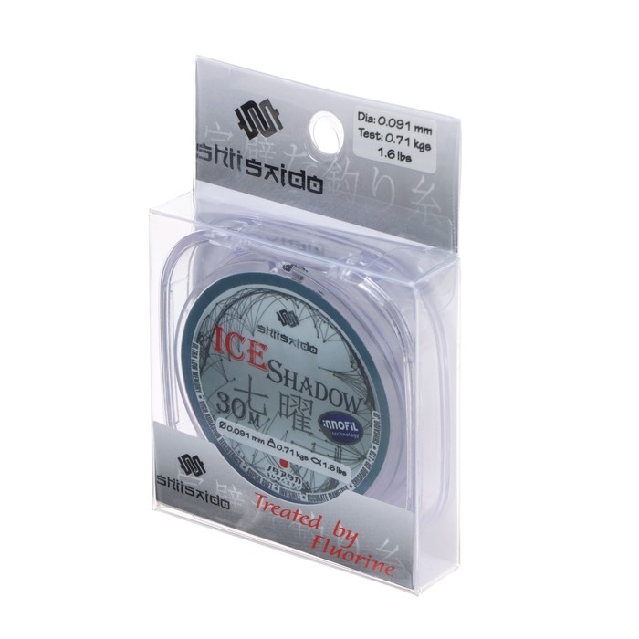 Леска Shii Saido Ice Shadow, диаметр 0.091 мм, тест 0.71 кг, 30 м, прозрачная Леска Shii Saido Ice Shadow, диаметр 0.091 мм, тест 0.71 кг, 30 м, прозрачная
