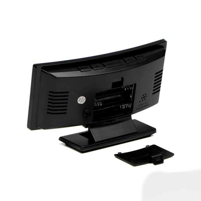 Часы-будильник электронные с календарем и термометром, 17 х 9 х 4 см, 3AAA, USB Часы-будильник электронные с календарем и термометром, 17 х 9 х 4 см, 3AAA, USB