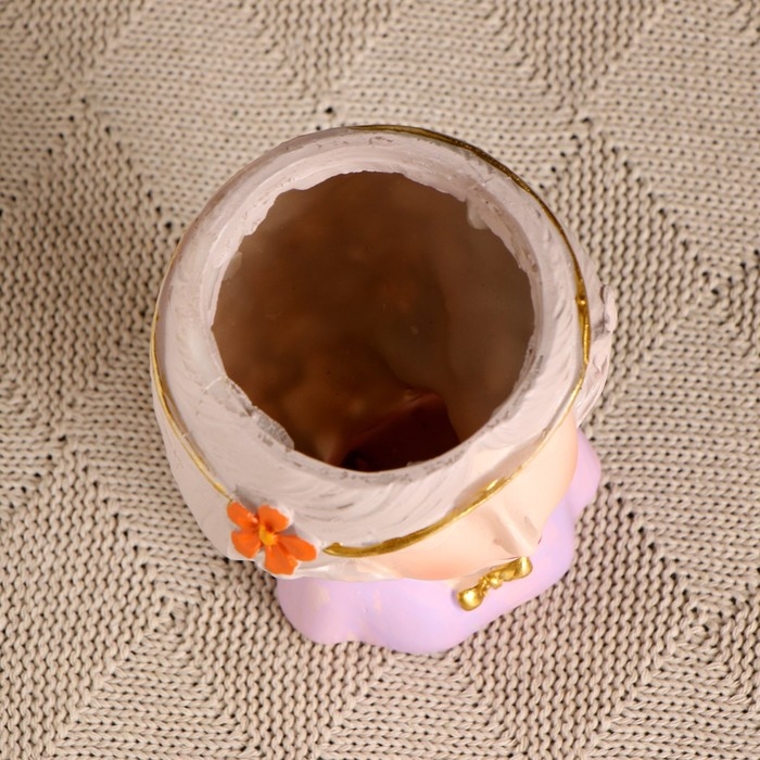 Кашпо  Кашпо "Мечтательница" сиреневое, 8х9х12см, 0,25л, d-5,5 см