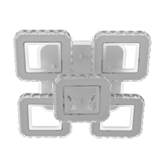 Люстра с ПДУ Люстра с ПДУ "Мия" 5хLED 150Вт 3000-6000К RGB белый 38х38х14см