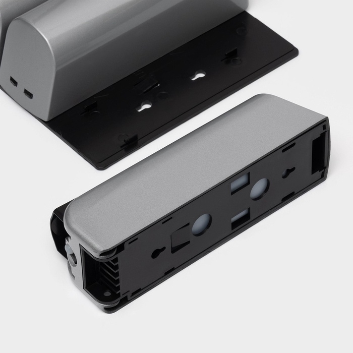 Диспенсер для мыла SAVANNA, механический, 3 отсека по 350 мл: шампунь, кондиционер, гель, серый Диспенсер для мыла SAVANNA, механический, 3 отсека по 350 мл: шампунь, кондиционер, гель, серый