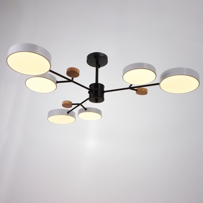 Люстра 1075/6WT LED 72Вт белый 98х98х60 см BayerLux