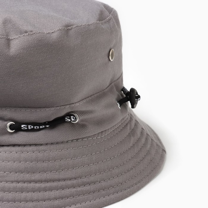 Панама мужская, цвет серый, размер 58 Панама мужская, цвет серый, размер 58