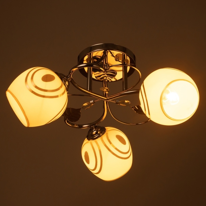 Люстра Люстра "Дорис" 3х40Вт Е27 Хром МОДЕЛЬ: 2679462