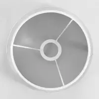 Абажур BayerLux, E27, серый, 25&times;25&times;19 см