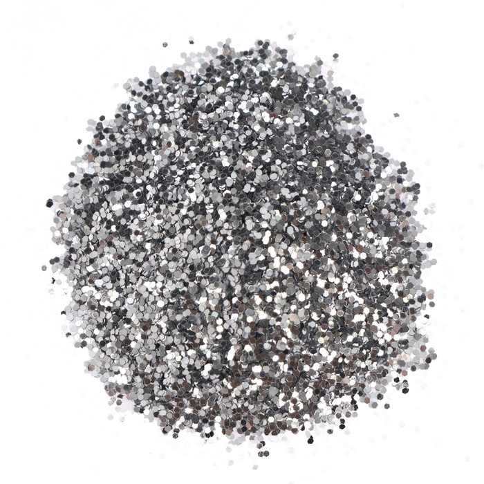 Декоративные блёстки LUXART LuxGlitter (сухие), размер 0,4 мм, 20 мл, серебро крупное Декоративные блёстки LUXART LuxGlitter (сухие), размер 0,4 мм, 20 мл, серебро крупное