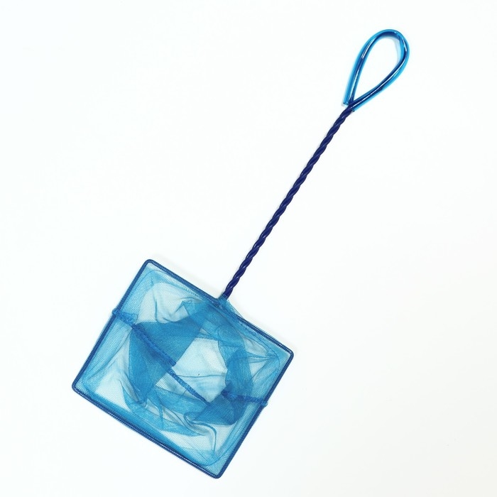Сачок аквариумный 15 см, синий