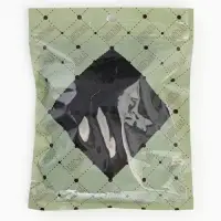 Сумка - авоська плетёная, клетка 1.5 см, чёрная