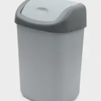 Контейнер для мусора, 14 л, с крышкой, МИКС
