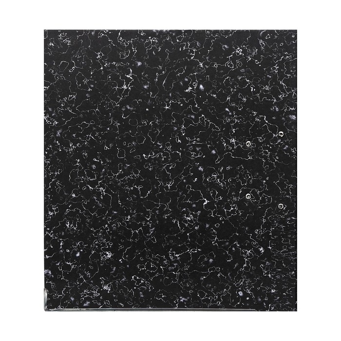 Папка-регистратор 75 мм, А4, Calligrata, эконом мрамор, нижний металлический кант, черная Папка-регистратор 75 мм, А4, Calligrata, эконом мрамор, нижний металлический кант, черная