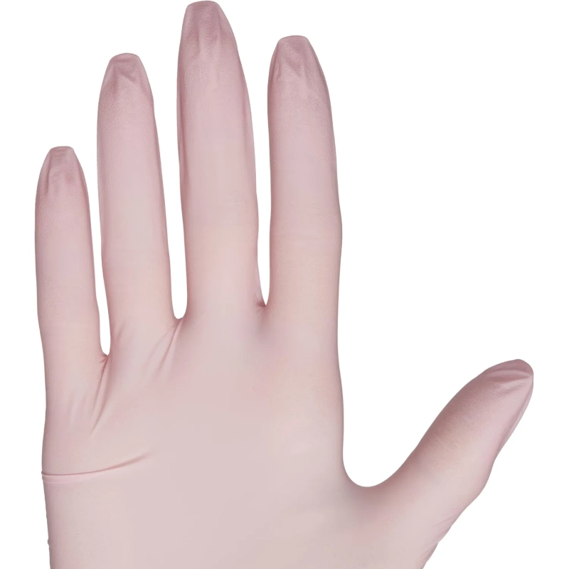 Перчатки нитрил., н/с, н/о,3,5гр./шт,роз.FOXY-GLOVES XS 50п/уп ШК5423/8607