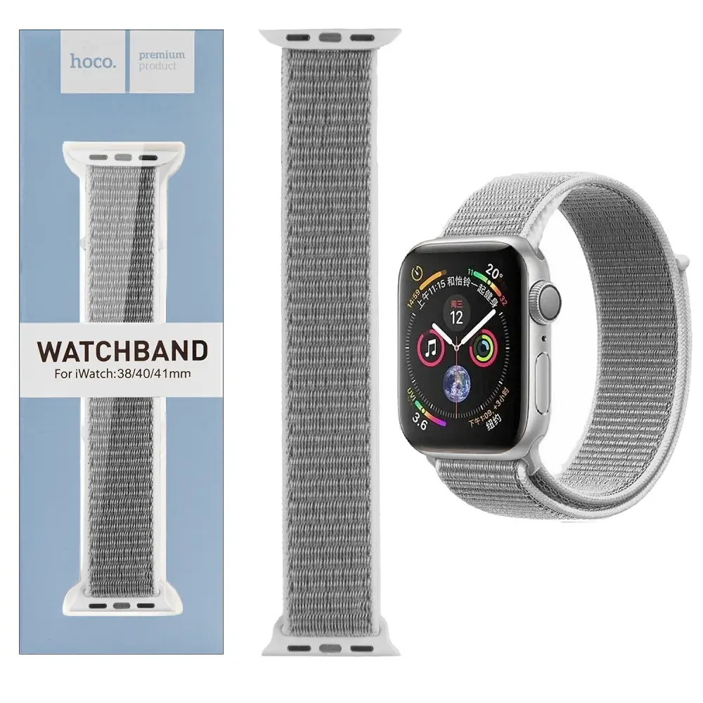 Ремешок для Apl watch 38/40/41mm Watchband WA02 nylon strap seashell HOCO
