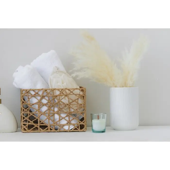 Корзины для хранения LaDо́m &laquo;Паутинка&raquo;, 4 шт., ручной работы, бежевые