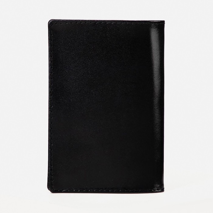 Обложка для паспорта, цвет чёрный