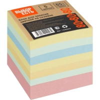 Блок для записей проклеенный &nbsp;8х8х8, 5 цветов 80 г
