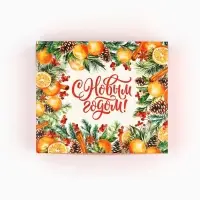 Упаковка для кондитерских изделий «Новогодняя ботаника», 20 х 17 х 6 см