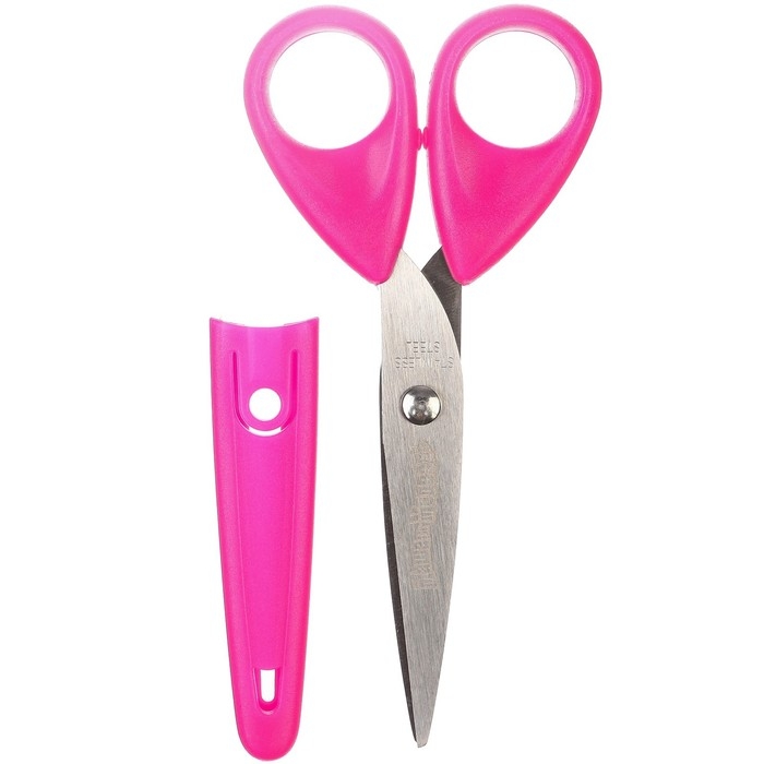 Ножницы детские 13 см, с защитным колпачком, Маша и Медведь Ножницы детские 13 см, с защитным колпачком, Маша и Медведь