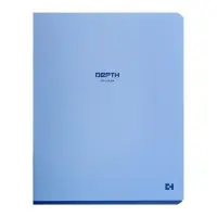 Тетрадь 48 листов в клетку BG Monocolor Blue, обложка мелованный картон, soft touch, МИКС