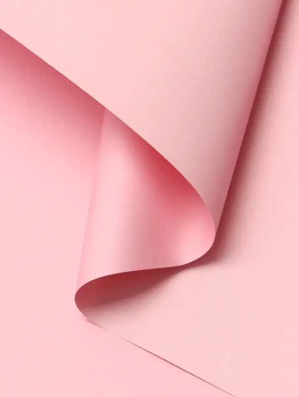 Пленка для цветов тонированная, матовая, пудровый, 58×58 см, 70 мкм