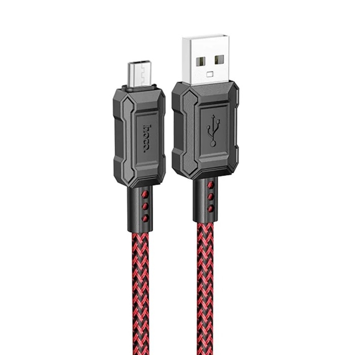 Кабель Hoco X94, Micro USB - USB, 2.4 А, 1 м, передача данных, ПВХ, красный Кабель Hoco X94, Micro USB - USB, 2.4 А, 1 м, передача данных, ПВХ, красный