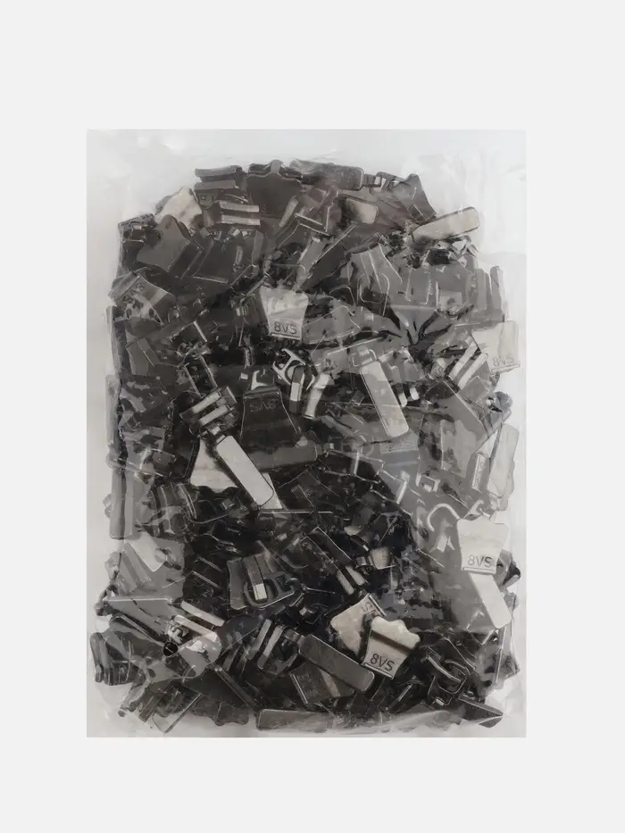 Бегунок для молнии &laquo;Трактор&raquo;, автоматический, №8, цвет чёрный никель