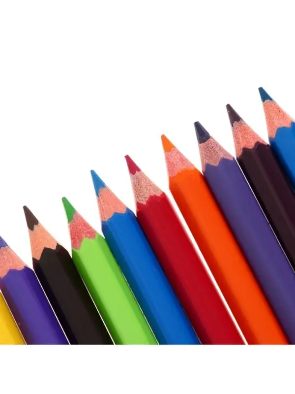 Карандаши Calligrata, цветные, 24 цвета, эконом, шестигранные, пластиковые