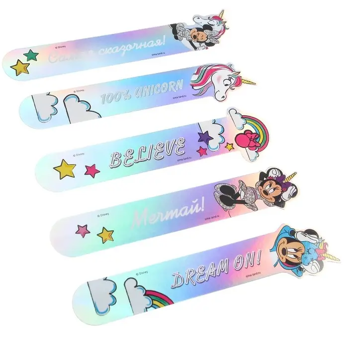 Закладки для книг, фигурные из картона, 5 шт. «Мечтай», Минни Маус Закладки для книг, фигурные из картона, 5 шт. «Мечтай», Минни Маус