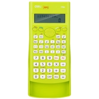 Калькулятор научный (ЕГЭ) Deli E1710A,10-р,2 стр,240 ф.,бат.,162х84мм,зел