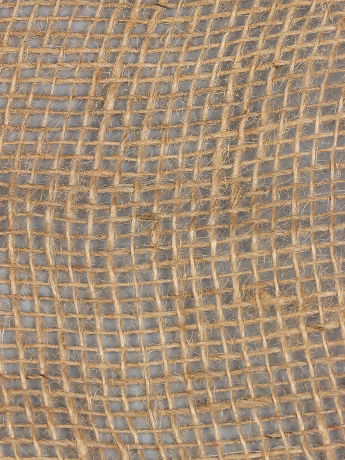 Лента из джута, 0,15 × 5 м, плотность 190 г/м², плетение 26 × 26 нитей