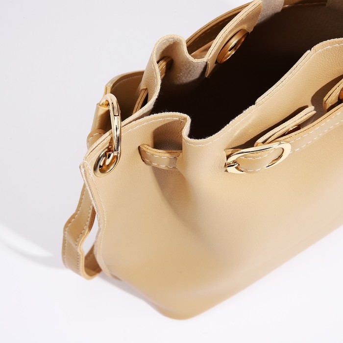 Сумка-мешок на магните, цвет бежевый Сумка-мешок на магните, цвет бежевый