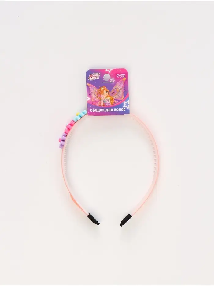 Ободок для волос «Цветы» розовый, Винкс Ободок для волос «Цветы» розовый, Винкс