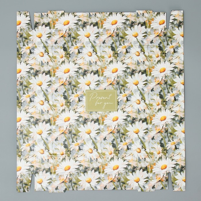 Коробка подарочная складная, упаковка, «Ромашки», 31 х 25.5 х 16 см Коробка подарочная складная, упаковка, «Ромашки», 31 х 25.5 х 16 см