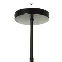 Люстра 2210/5 E27 40Вт черно-бронзовый 34,4х34,4х68 см BayerLux