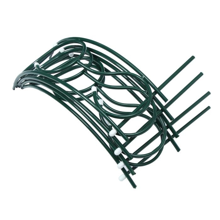 Грядка оцинкованная, 70 × 70 × 30 см, зелёная, «Декоративная» Грядка оцинкованная, 70 × 70 × 30 см, зелёная, «Декоративная»