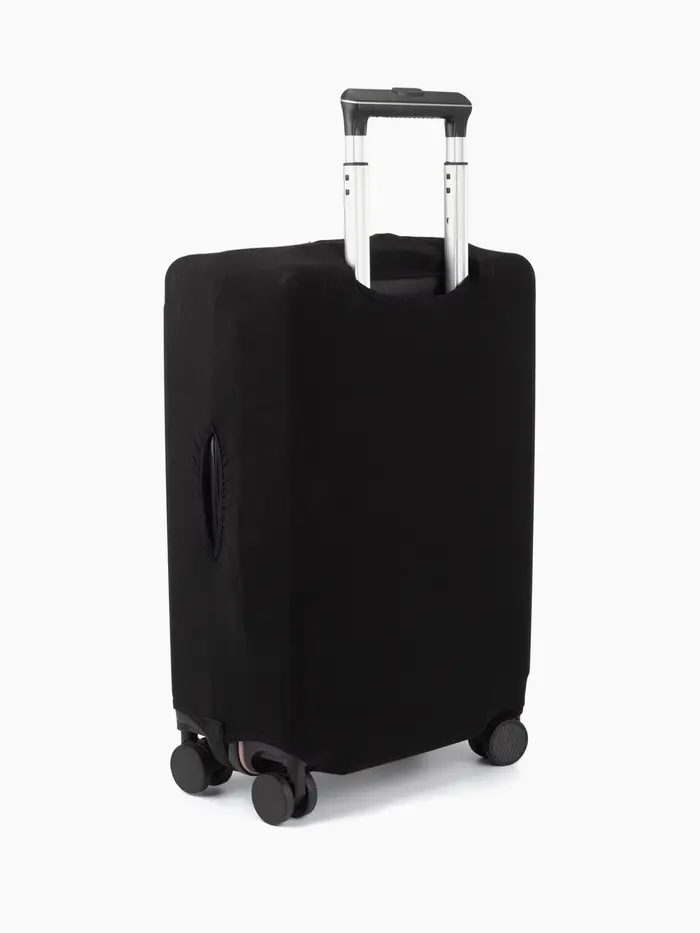 Чехол на чемодан на колёсах, 28" (L), однотонный, чёрный